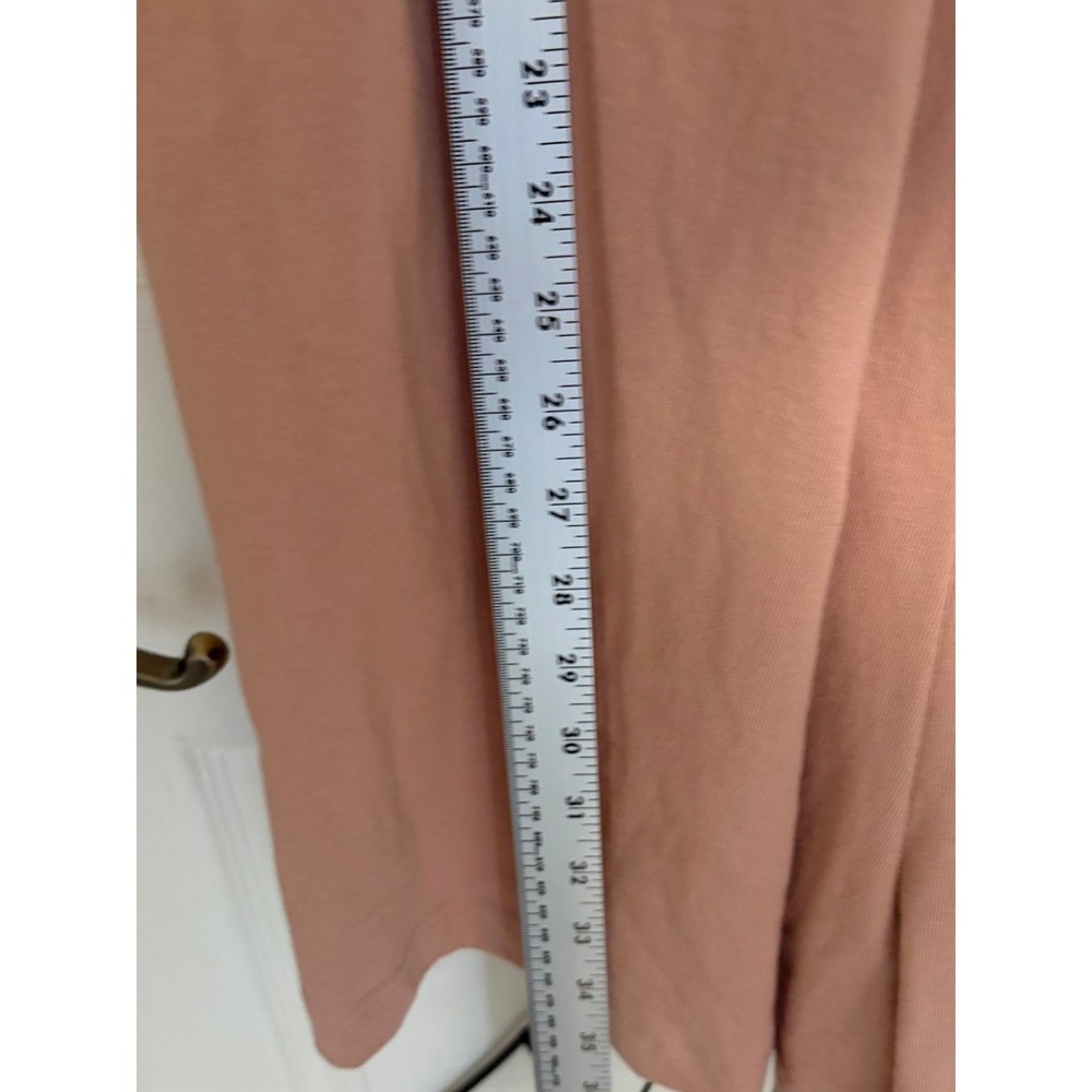 FP Beach Free People Women's L Blush Pink Pleated Oversized Mini Dress - Picture 4 of 7